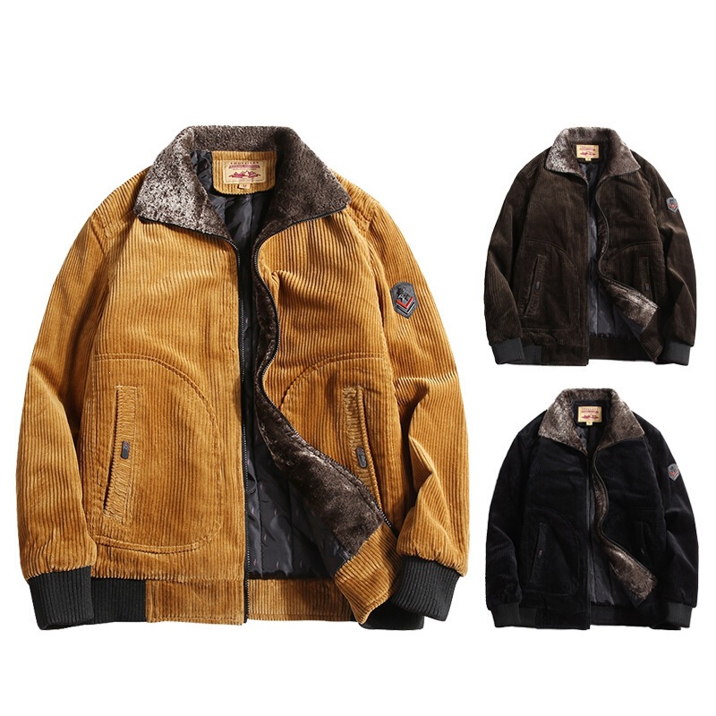 Direct from the manufacturer: Winter corduroy men's cotton coat with stand-up collar, casual cotton jacket, warm cotton outerwear 9822 Direct from the manufacturer: Winter corduroy men's cotton coat with stand-up collar, casual cotton jacket, warm cotton outerwear 9822