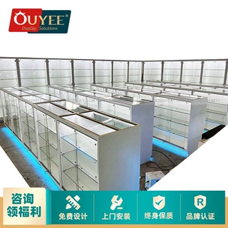 2024烟店烟酒店陈列酒柜烟酒店展示柜香烟雪茄收银台展览架简约风