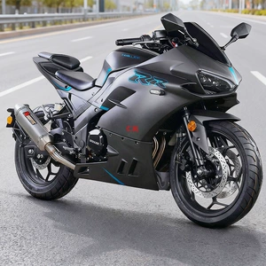 Export-oriented Jiaolong scooter motorcycle, dual-cylinder racing replica, Horizon sportbike, adult gasoline-powered sportsbike