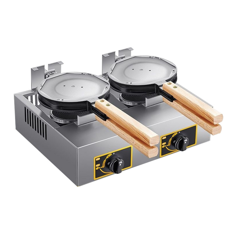 Comercial transfronterizo venta caliente pollo comercial calentamiento eléctrico de huevo de huevo de Hong Kong fábrica de maquinaria de huevo de huevo al por mayor waffle