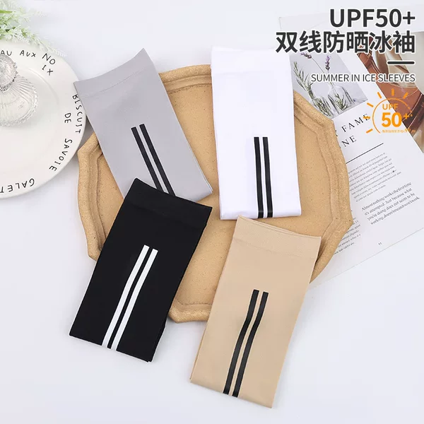 Outdoor Sports Ice Sleeves Upf50+ Cycling Marathon Event Sun Protection Sleeves Anti-Ultraviolet Summer New Style Wholesale