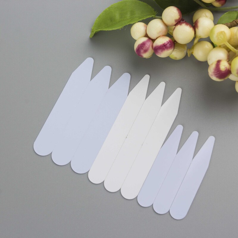 Manufacturers Supply Wholesale In-Stock Shirt Collar Strips, Pvc White Collar Corner Pieces