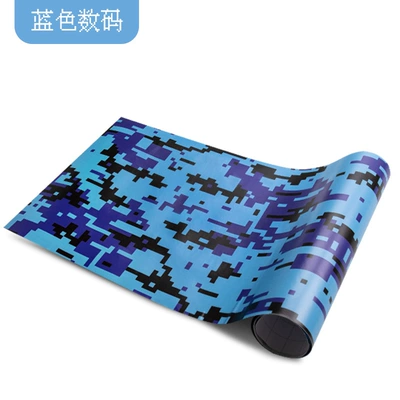 graffiti camouflage full car appearance: Automotive Film - 30150cm-blue-digital-camouflage