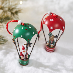 2025 新しいクリスマス鉄の装飾小さなメールボックスサンタクロースヘラジカペンダントホリデー雪だるまの装飾品