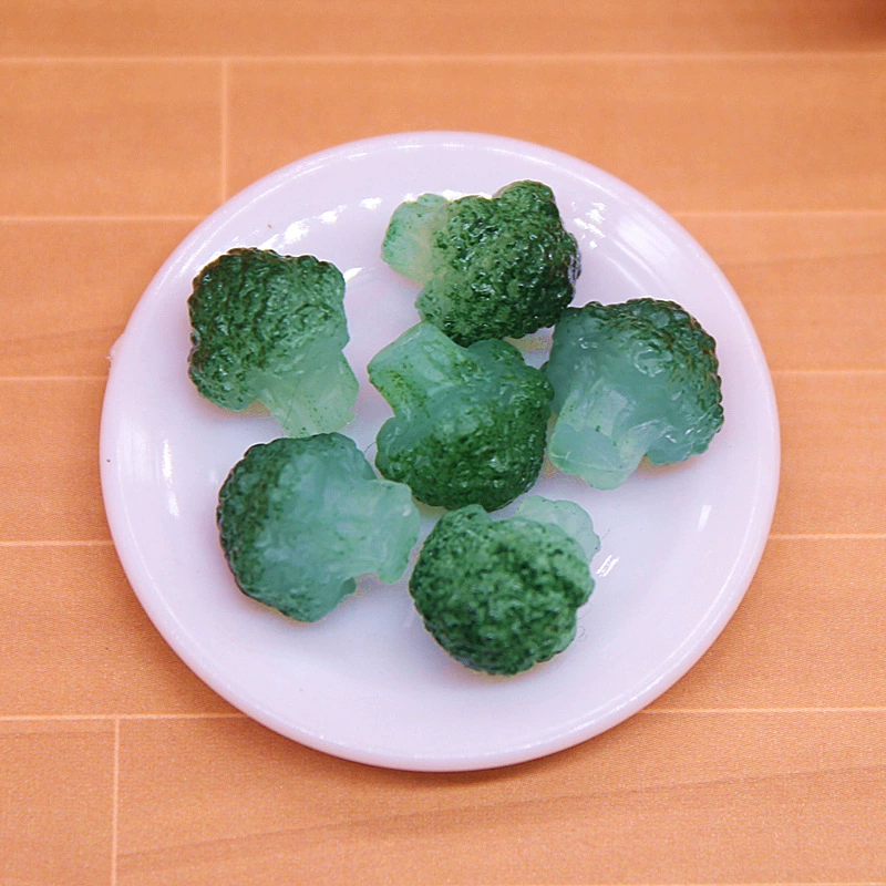 Миниатюрный 3D-домик для кукол набор аксессуаров из ПВХ еда, Реалистичные фрукты и овощи для DIY