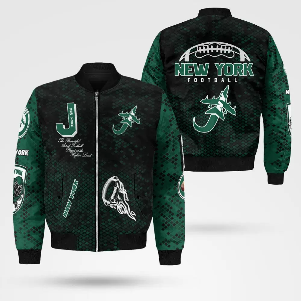 一件定制厚款飞行员夹克外贸男装秋冬新款3D满印运动休闲夹克