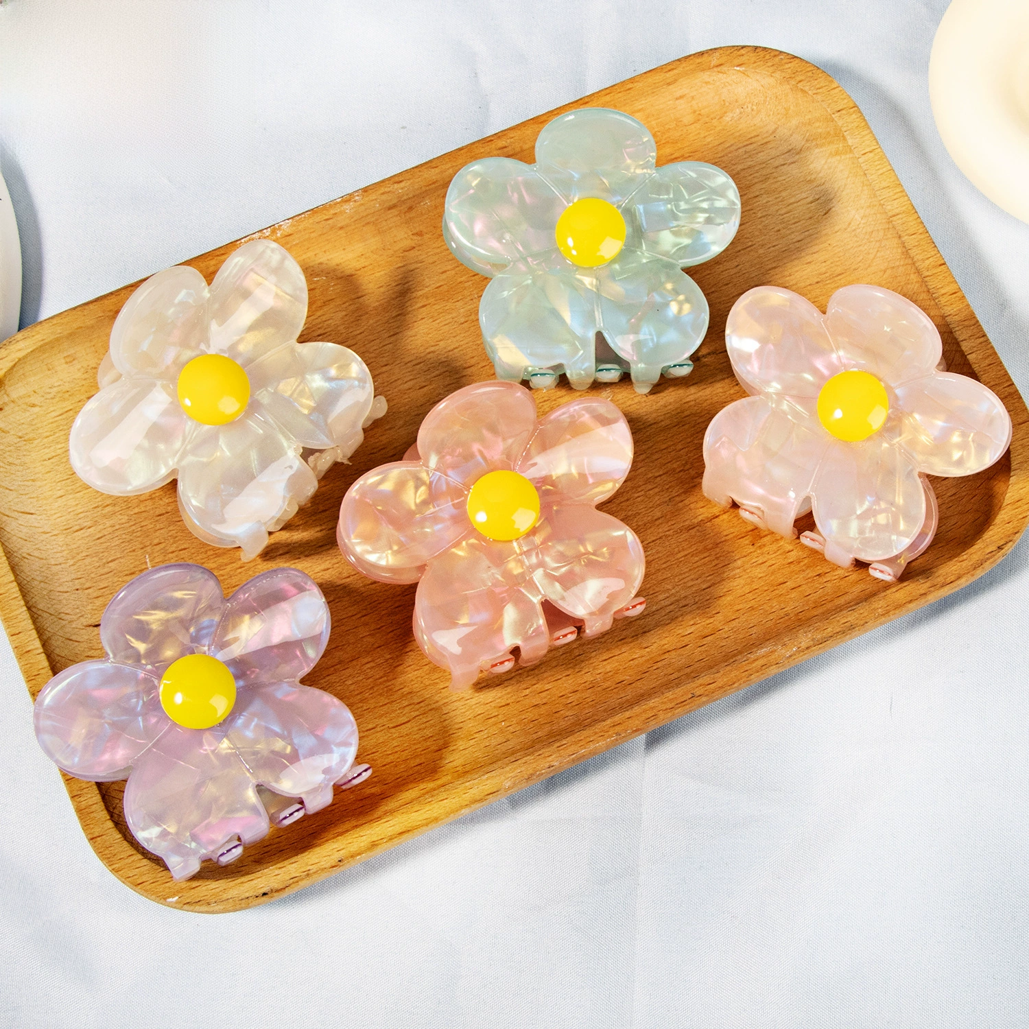 戈蕾思 Fresh crab pin, заколка для волос, украшение для волос, цветочный