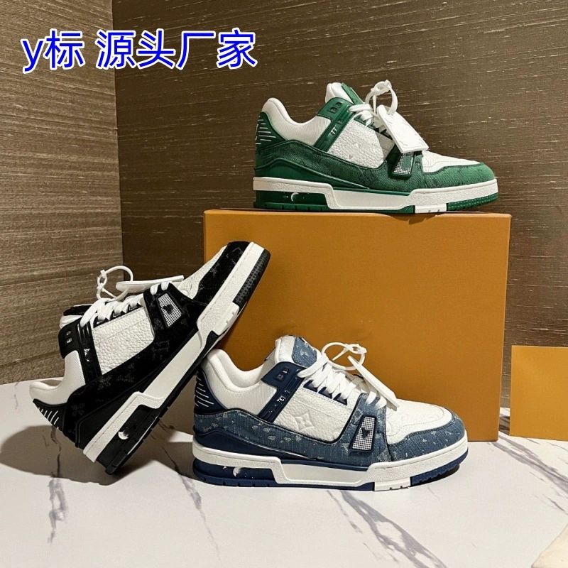 Guangzhou Pure Original Top Version Full Set of Packaging Trainer Donkey Sports Shoes Genuine Leather Casual Couple Men's and Women's Sneakers