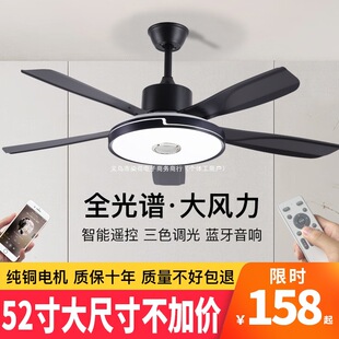 Fan Lamp Large Size Silent Home Ceiling Integrated Living Room Dining Room 2025 New Ceiling Fan Lamp Electric Fan Lamp