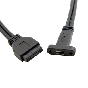�S������20p ̨ʽ�CUSB 3.1 USB-C Type Cĸ�^�D3.0 19pin���^��