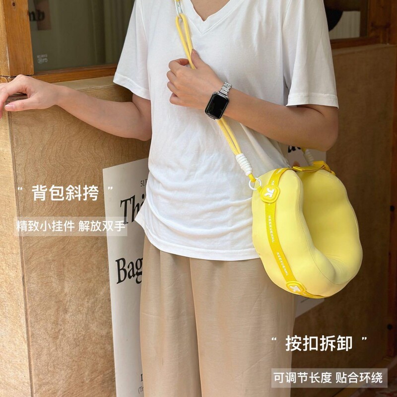 珂宣尼显眼包U型枕网红时尚颈枕随意搭配挎包收纳U枕DIY出街批发|undefined