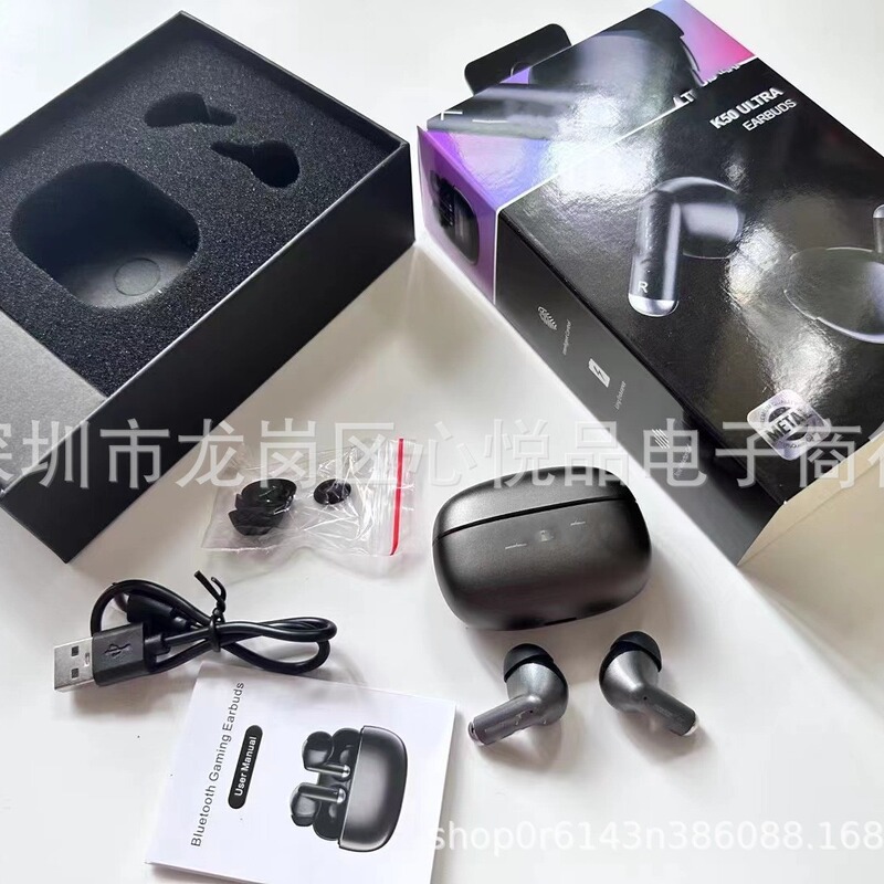 クロスボーダー新型k50亜鉛合金倉庫高品質入耳式スポーツbluetoothイヤホン電気商品質重低音|undefined