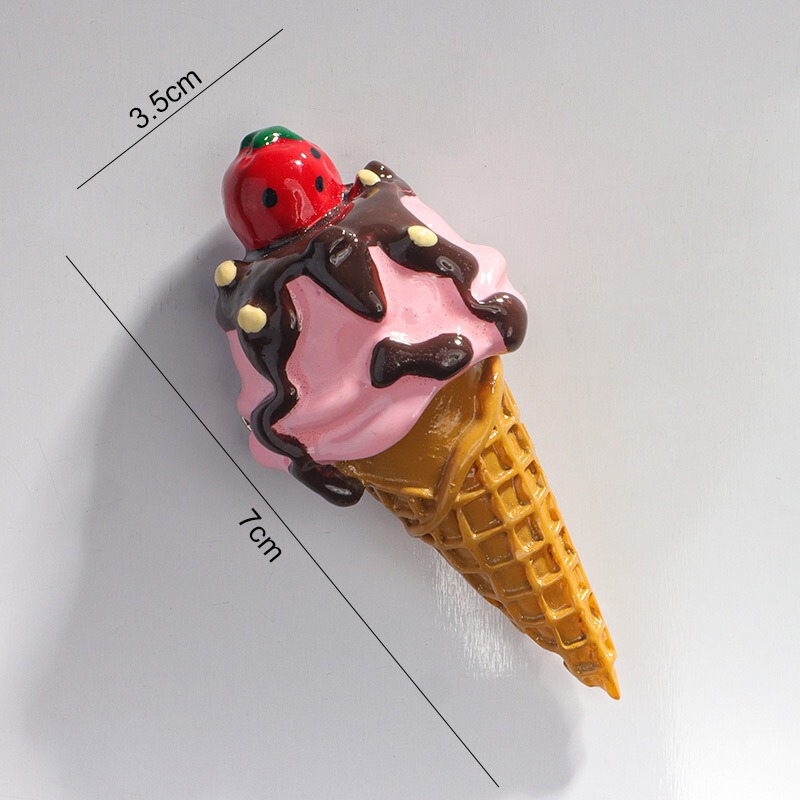 クリエイティブ 3D 冷蔵庫マグネット北欧イン装飾食品おもちゃ三次元グルメホームマグネットシミュレーション食品磁気|undefined