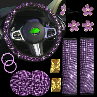 Steering wheel cover – Start Ring - light-violet-38cm