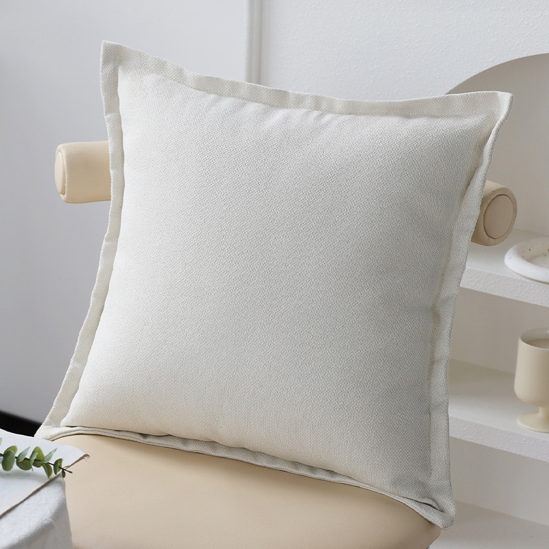 Azul estilo nórdico almohada sofá simple almohada sala de estar sensación de alta calidad almohada hotel decoración suave