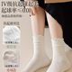 Piled socks children summer thin tube socks cotton socks wood ear stockings with loafers spring and autumn lace socks wholesale