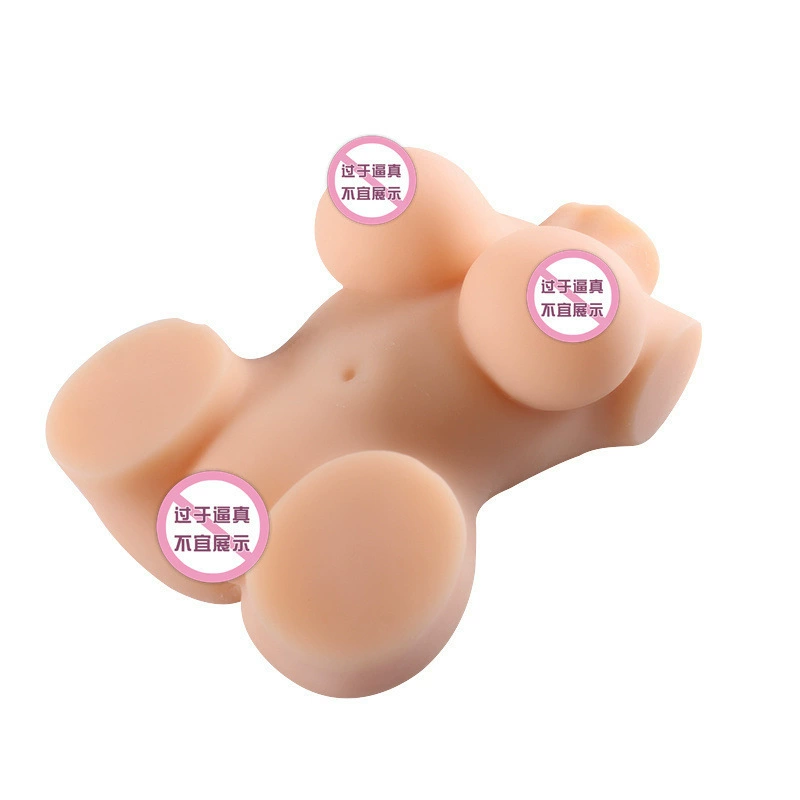 Silicone Doll Torso Small Pleated Skirt, 26×17×17 cm, Compact Toy Torso