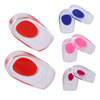 Thin sports polyurethane two-color shock-absorbing half insoles suitable for men and women for leisure, heel sticker