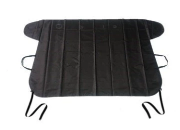 Car Snow Shield Thickened Front Glass Snow Cover Outdoor Reflective Snow Shield Black Rubber Oxford Cloth Snow Shield Anti-Frost Winter (Car snow shield) - vinyl-ordinary-model-without-reflective-edge-without-magnet