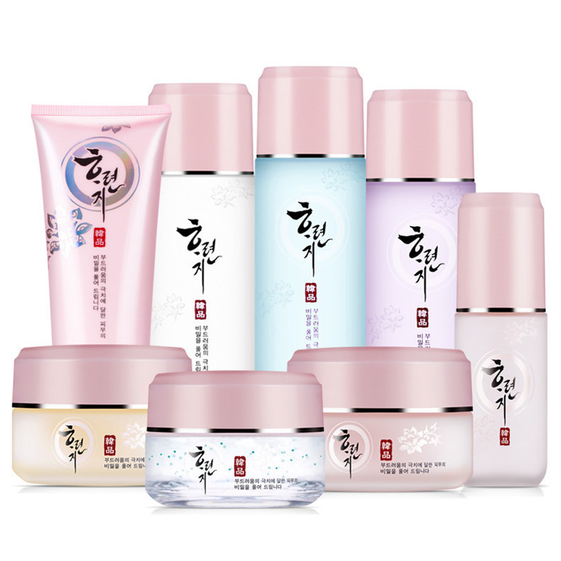 名蔲韩品瓷润套装洗洁面奶爽肤水乳粉底眼精华液BB面绿茶保湿补水