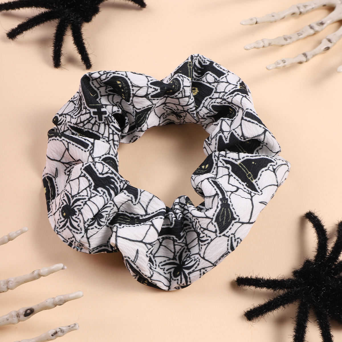 30g Weight Hair Tie Hair Accessories Type 1 Piece Quantity Holiday, Daily Occasion Christmas Festival Halloween Pattern, Christmas Tree Pattern Women's Gender Simple Style Style Christmas Simple Style Women's Halloween Pattern Christmas Tree Hair Tie 11