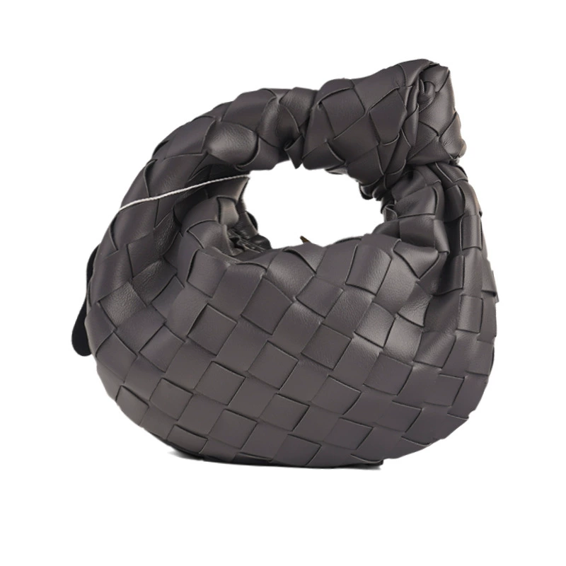 Handmade Woven Cloud Armpit Bag, Mini 17×5×18 cm, Pillow Style, Multi-Color
