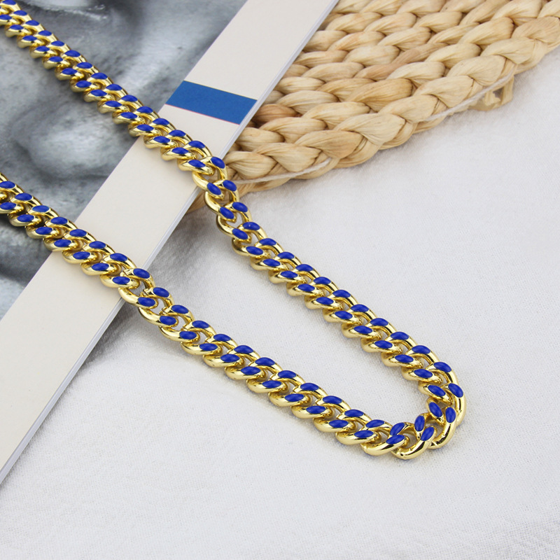 European and American Ins Cross-Border New Arrival Hip Hop Combination Necklace Spot Direct Supply T