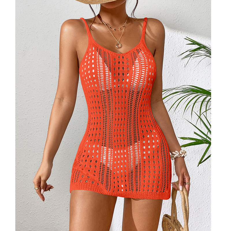 91g Weight Above Knee Dress Length Type Sleeveless Sleeve Length Sundress Dresses Type Polyester Fabric Type High Waist Waist Line 1 Piece Quantity Fitness, Swimming Occasion U Neck Neckline Slim Fit Type Solid Color Pattern Women's Gender Sexy Style Women's Solid Color Sexy Cover Ups 9