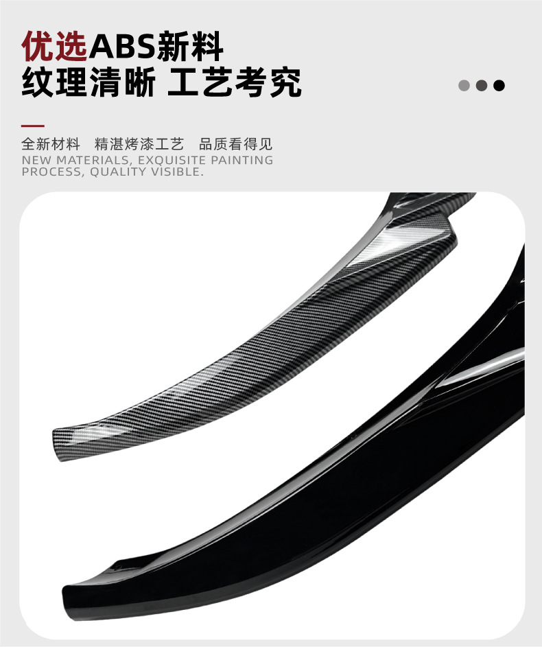 Suitable for Audi Q5 8R Late-Model Sq5 Sline 13-16 Car Front Lip, Front Spoiler, Exterior Modification