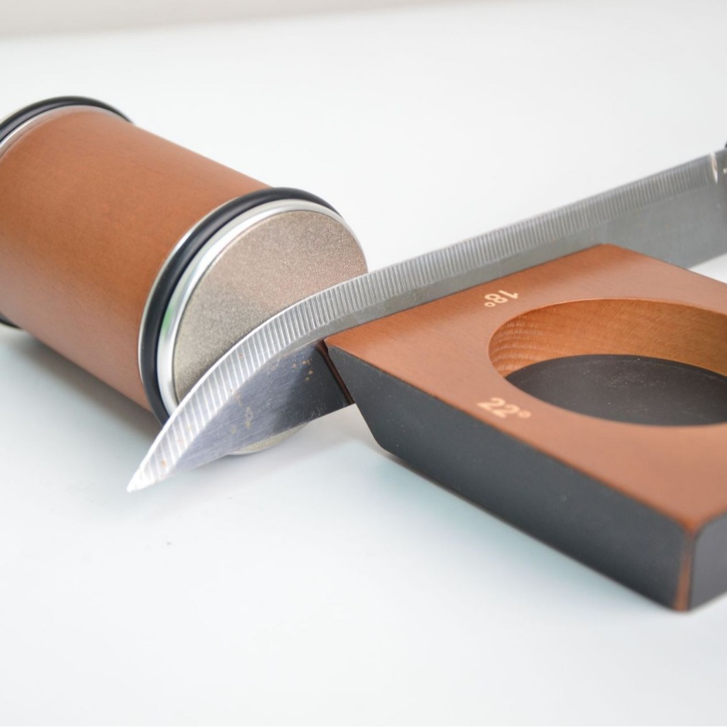 Rolling Knife Sharpener afilador de cuchillos de doble cara cilíndrico de cuatro lados rueda rodante de succión magnética afilador de cuchillos