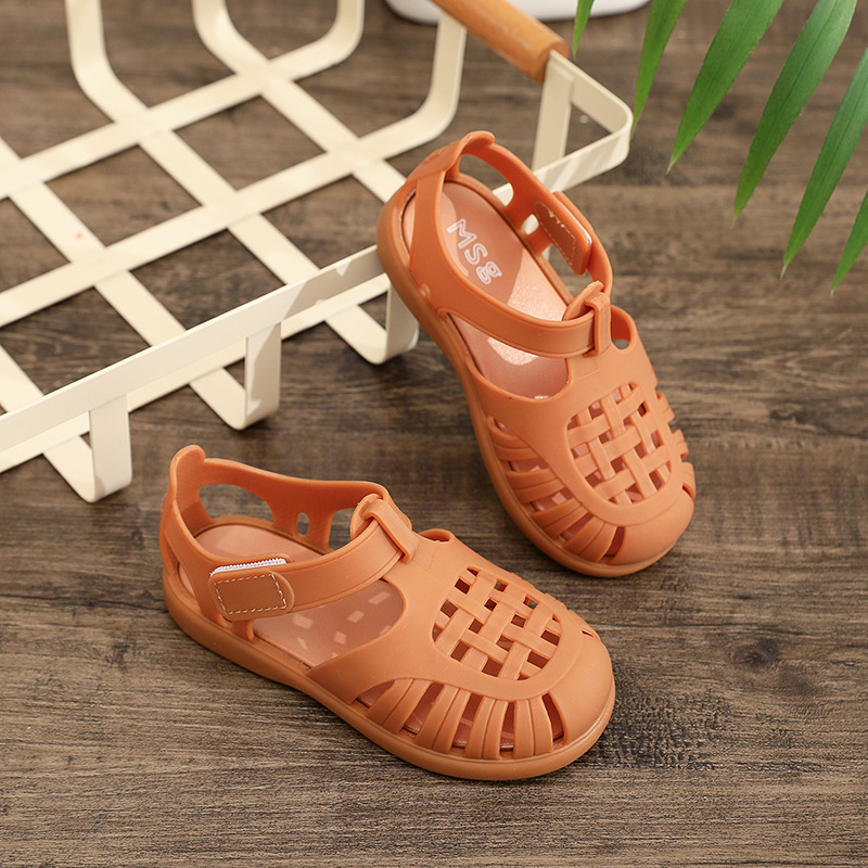 Nuovi sandali spagnoli per bambini Igor Stesso stile Baotou Sandali casual per ragazzi Scarpe in gelatina per ragazze con suola morbida_voghion.com