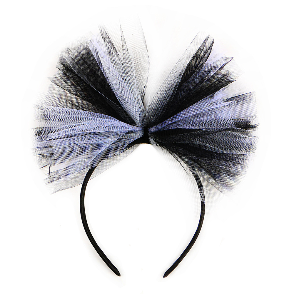 Kinderkleidung Schwarz-weißer Hexen-Netzrock Cruella de Vil Cosplay-Kostüm 101 treuer Hund Cruella Kinderprinzessinnenrock_voghion.com