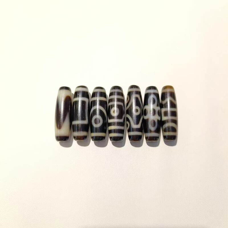 厂家批发台湾工艺天珠牙黄风化包浆文玩收藏手工项链手链【A级】|undefined
