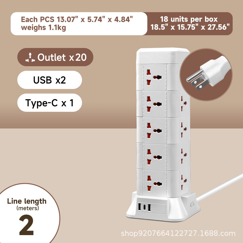 EE. UU. 3 pies-2 metros-5 capas/USB