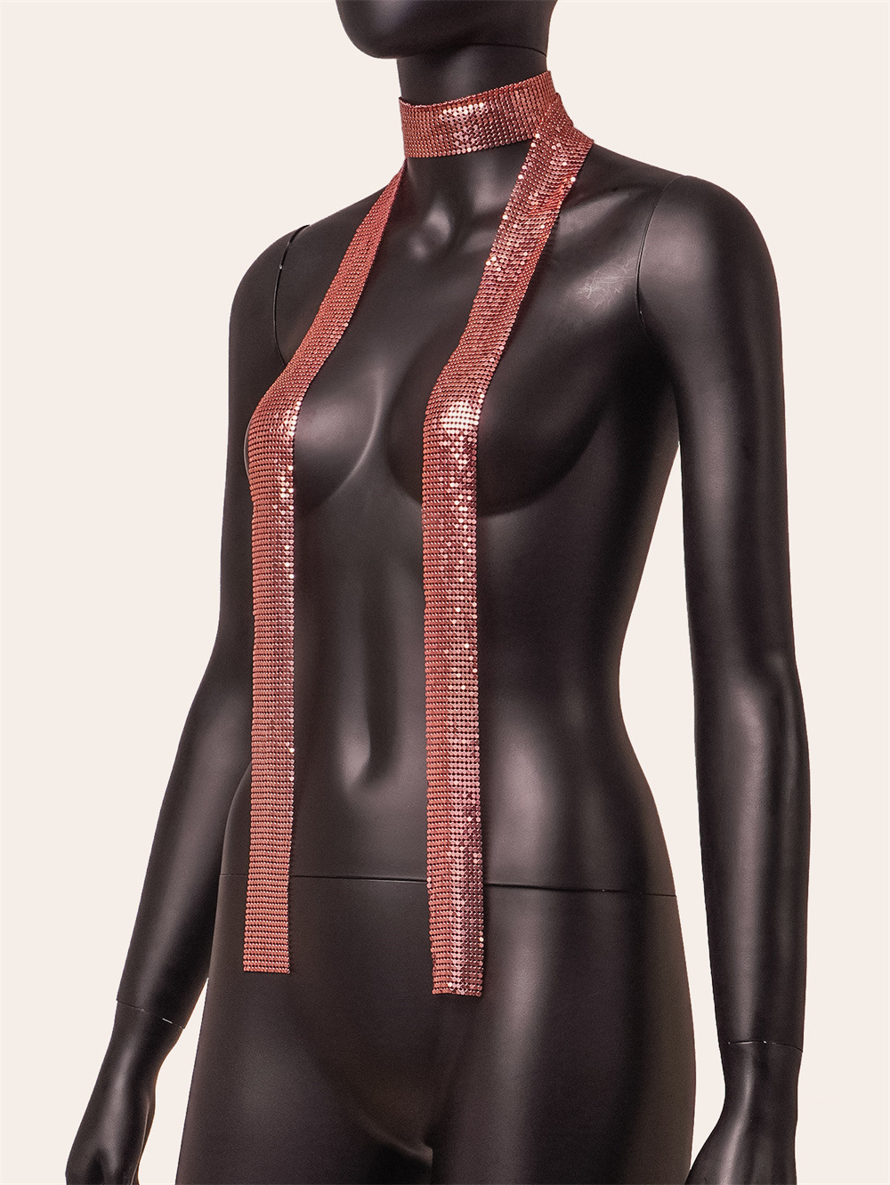 100g Weight Scarf Classification Holiday, Banquet, Selfie Occasion Metal sequins Material Solid Color Pattern Summer Season Unisex Gender Casual, Elegant, Lady Style Unisex Casual Elegant Lady Solid Color Metal Sequins Scarf 98