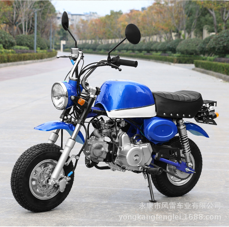 Minimoto Retro Tipo Mono de Hierro y Plástico con Arranque Eléctrico para Ciudad image 3