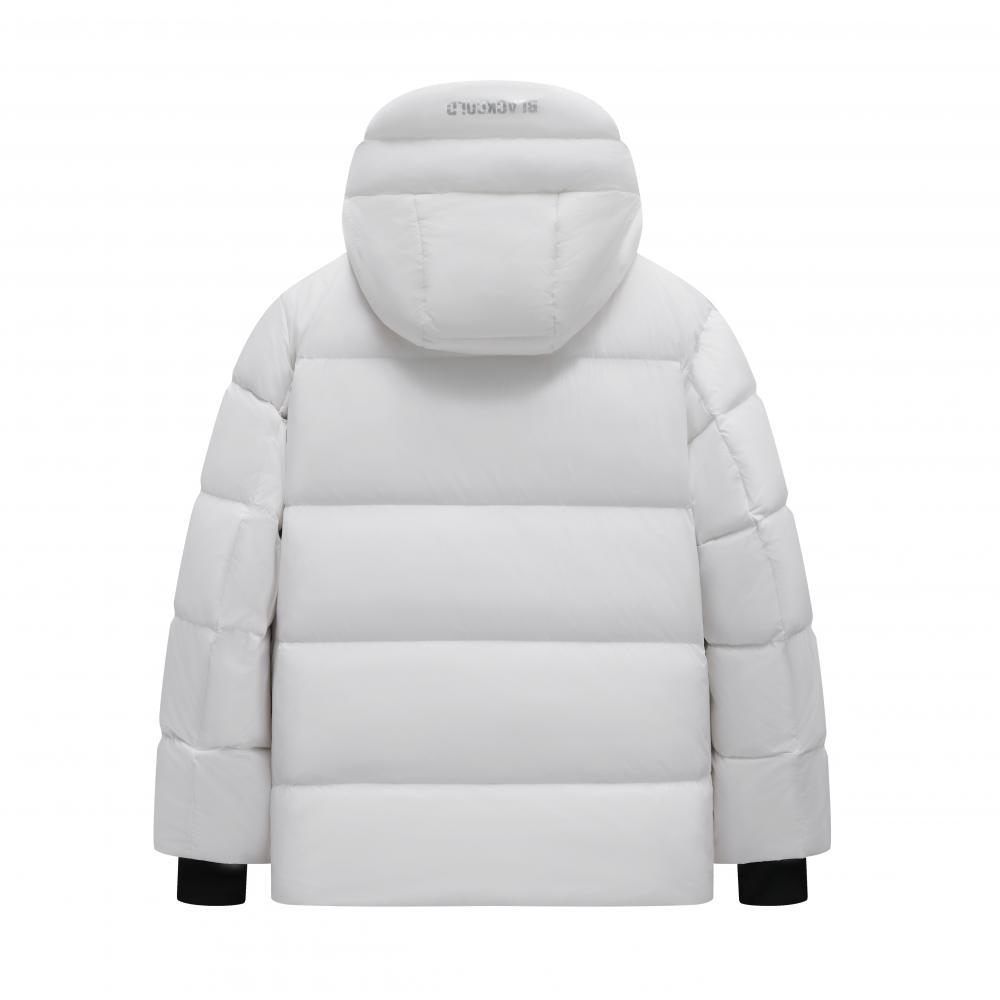 Men's Down Jacket Winter Hooded Gold Black Warm Duck Down Coat_voghion.com