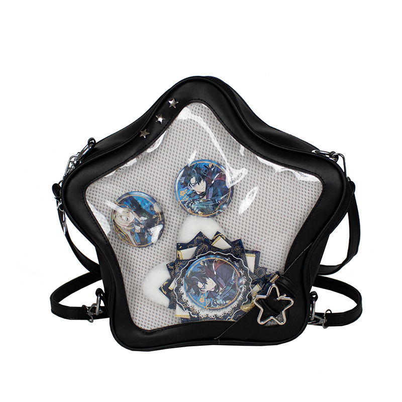 Star Girl Backpack Casual 2024 New Korean Style Ins Sweet Cool Girl Personalized Mini Ita Bag - Thumbnail 5