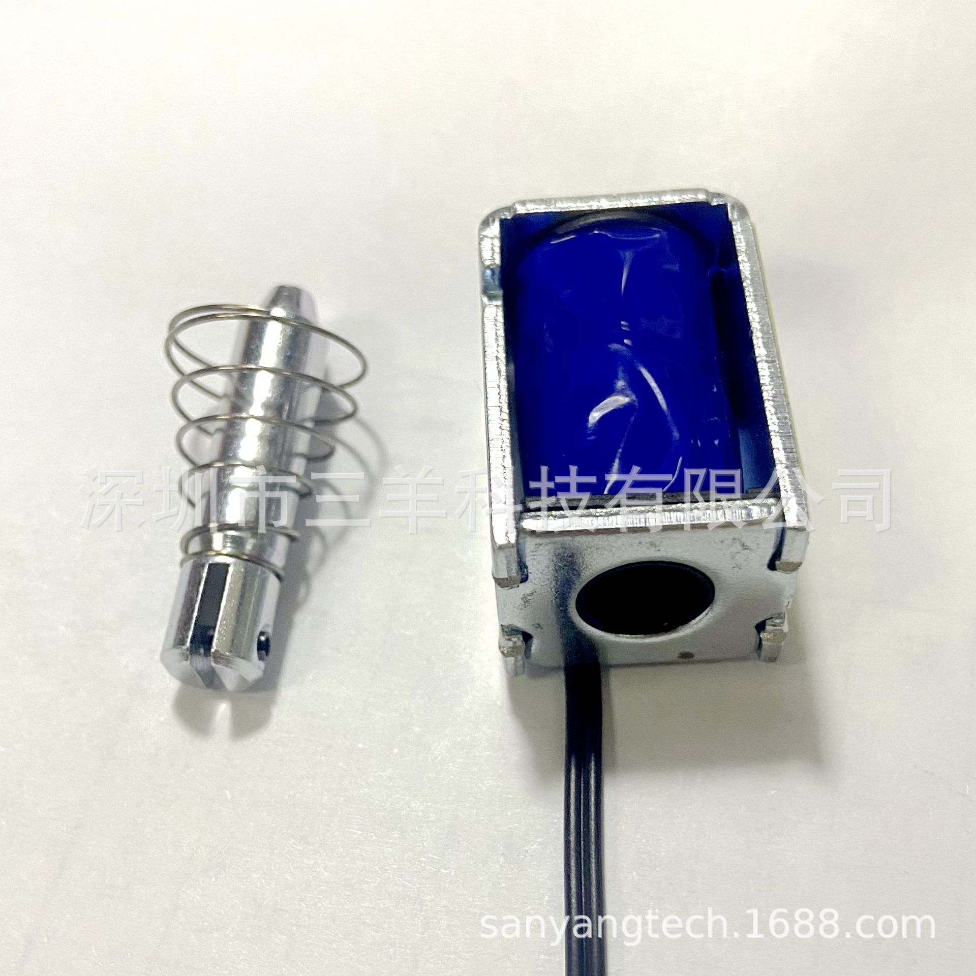 SYU0730L深圳厂家消防门联动闭门器用直流框架式推拉电磁铁电磁阀