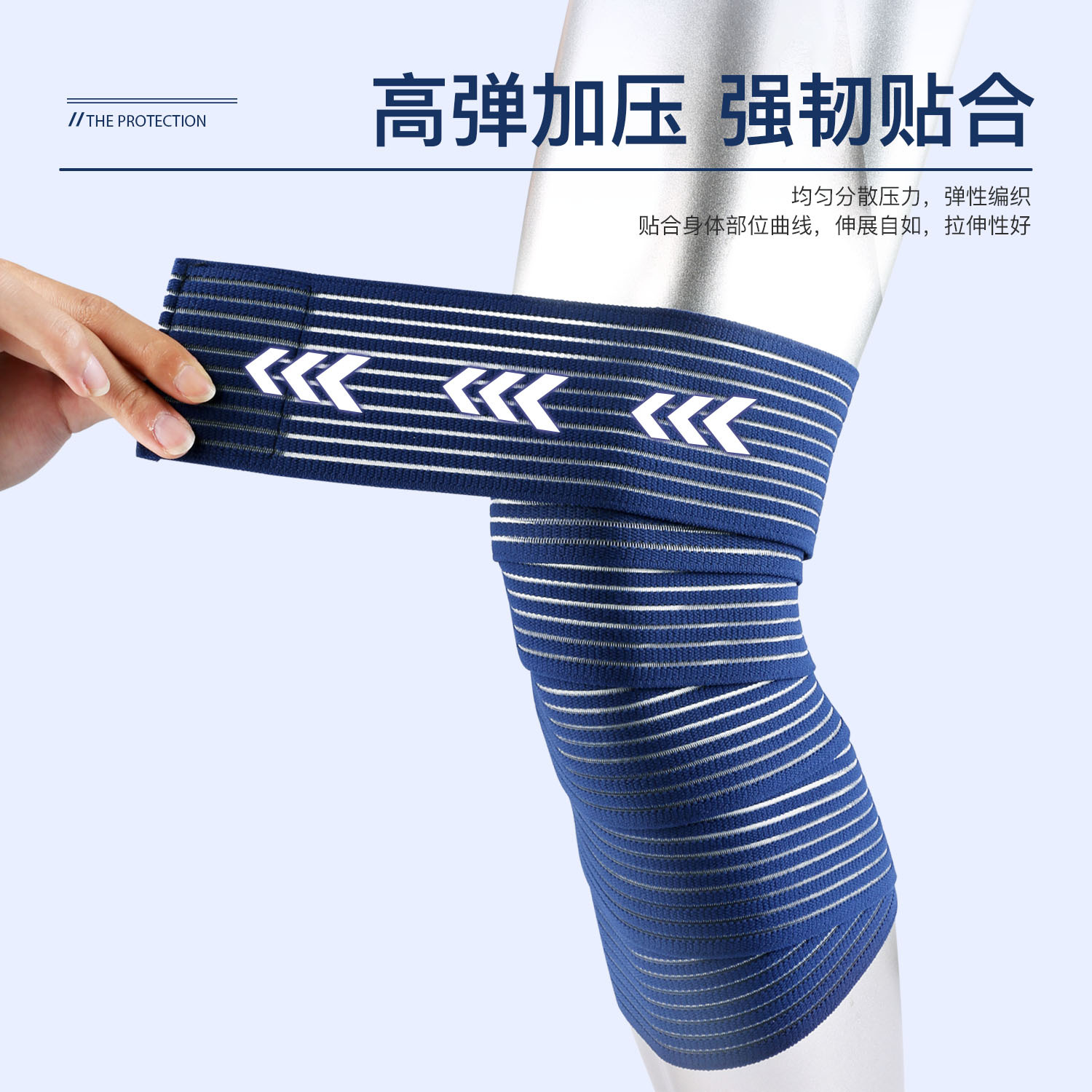 Elástico envuelto al aire libre autoadhesivo compresión vendaje rodilla fija codo muñeca tobillo elástico pantorrilla al por mayor