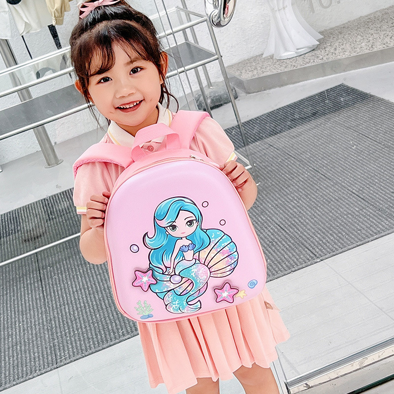 Bolsos de caja dura para niños EVA lindos bolsos de dibujos animados para niños y niñas jardín de infantes clase pequeña mochila de moda