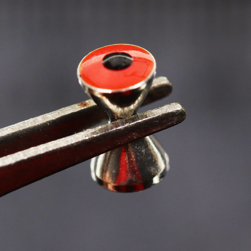 10 unids/pack cobre mancuerna ojo pesca con mosca lana gancho vinculante material vinculante herramienta mosca gancho ojo material DIY