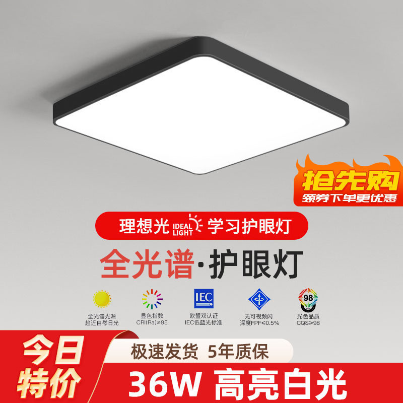 2025年新款led吸顶灯房间卧室灯客厅灯大厅现代简约大气中山灯具1|undefined