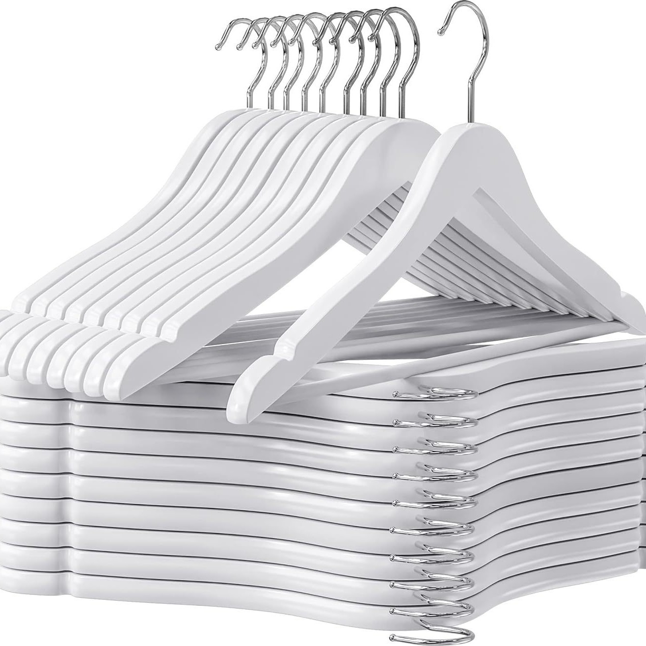 Percha de madera negra traje de madera maciza percha Hotel percha de ropa transfronteriza percha de ropa para adultos al por mayor