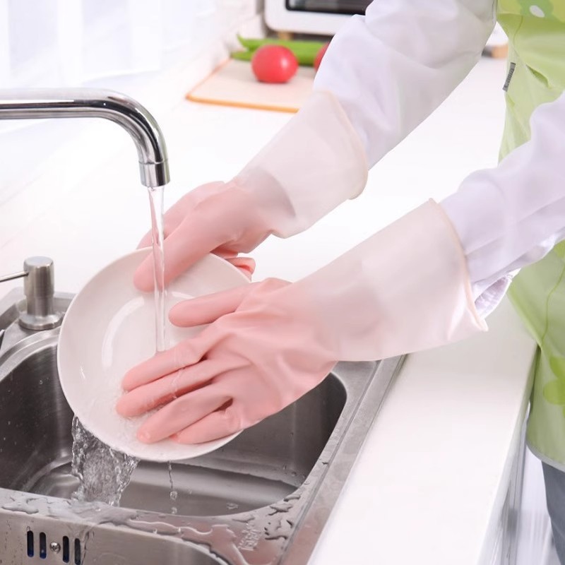 家事用食器洗い手袋、耐久性、防水性、キッチンレディース特殊ゴム、厚みのあるクリーニング、洗濯、衣類、ゴム延長|undefined
