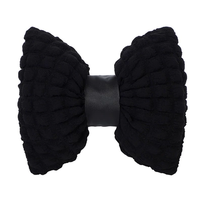 Car Headrest Neck Pillow: Headrest - puffer-waist-black