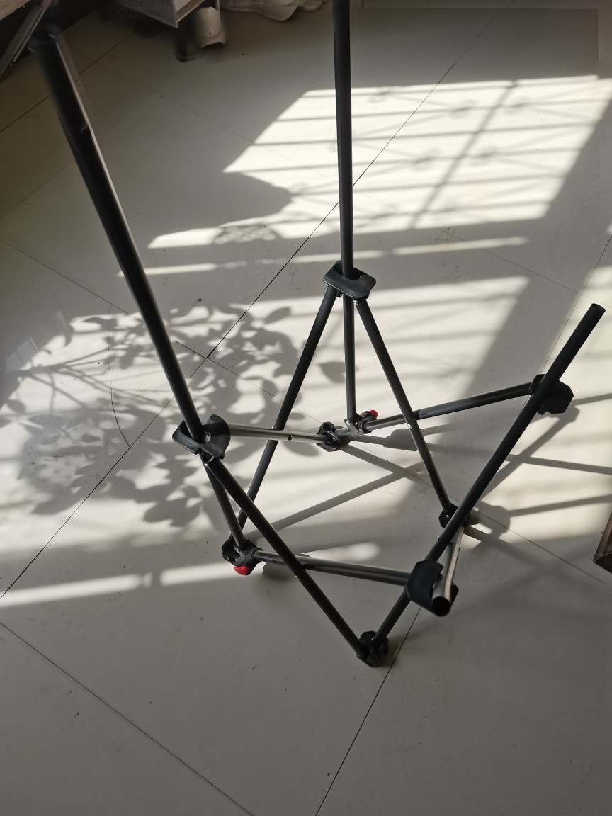 Wholesale Folding Chair Bracket Without Cushion Outdoor Camping Replacement Metal Accessories with Leg Rest Moon Chair Shelf