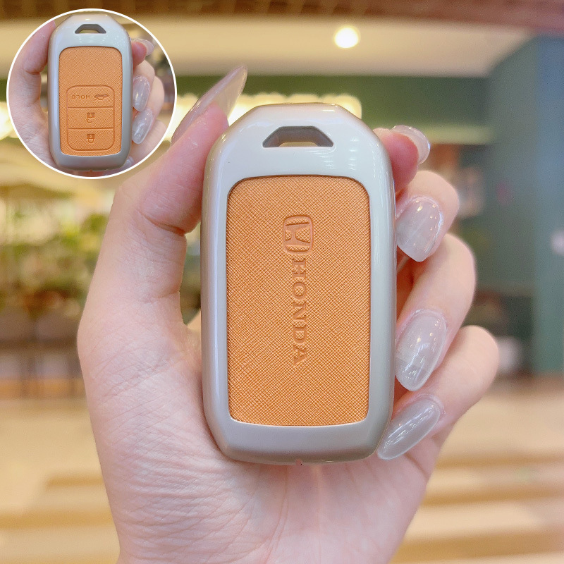 ホンダのキーカバーを適用します。女性十一代アコード十代思域crv型格xrv冠道英仕派のキャンバスボタンです。|undefined