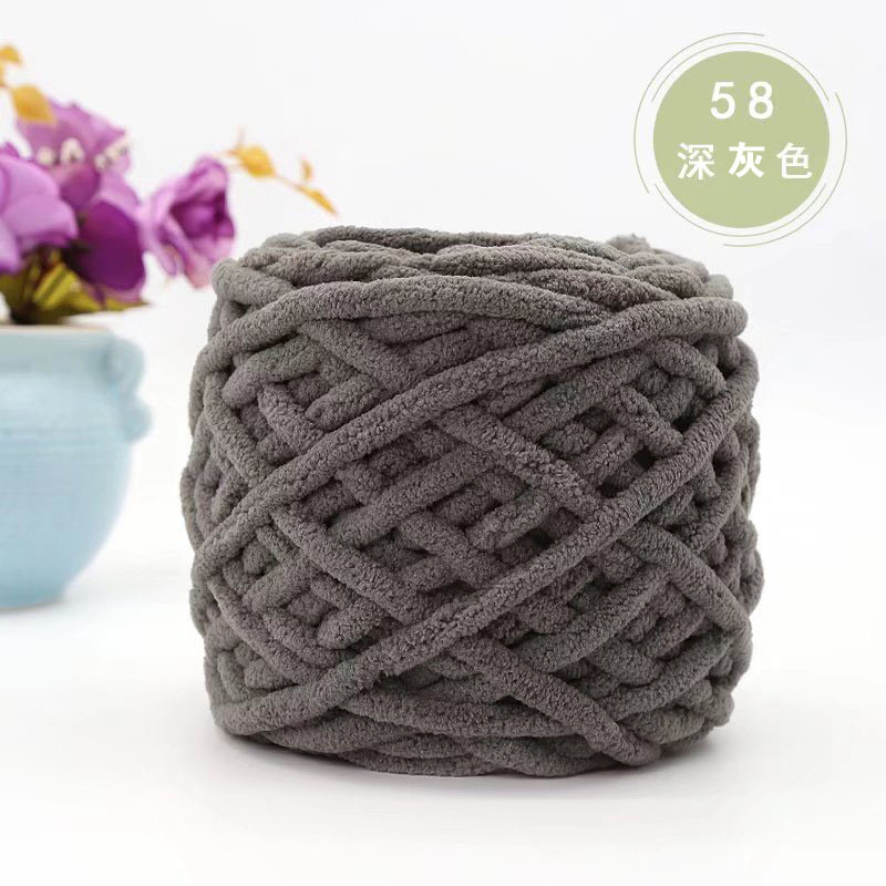 Tira de hielo hilo de una sola hebra de lana gruesa aguja de palo de tejer manta zapatillas hilo bufanda sombrero bufanda hilo de algodón fábrica al por mayor