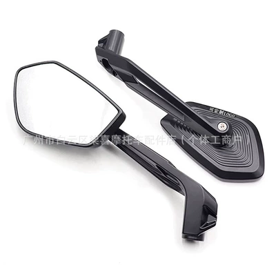 Rearview mirror suitable for Motorcycle rearview mirror - 32126-standard-die-cast-model-black-pair